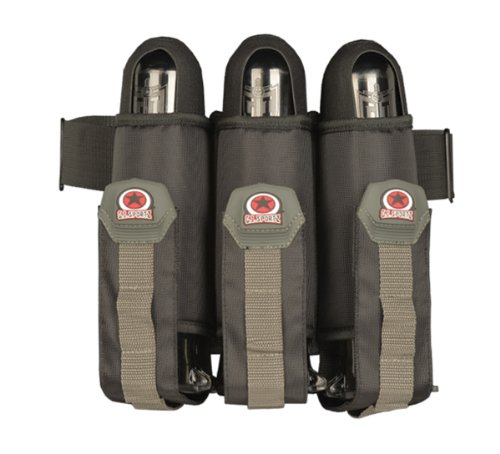 G.I. Sportz Paintball Basic 3 Pod Pack w/ belt Harness - Black