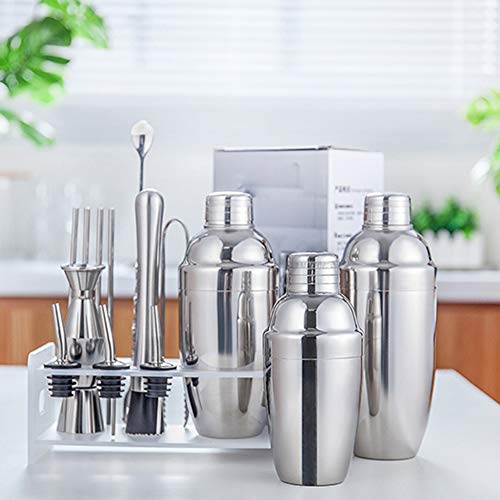 Cocktail Shaker Barkeeper-Set Stilvolle Standrahmenbasis Für Cocktail-Shaker-Set, Bartending-Kit-Halter Für Home Bar… – Bild 8