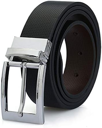 Brand Designer Luxury Reversible Belts NEWs High Quality Two Sided Use Fashion Split Leather Jeans Men Belt