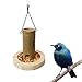 Yardwe Feeder Cup Bamboo Bird Parrot Pet Feeding Cup Hanging Outdoor Water Food Farming Equipment Animal Cage Bowl Foraging Toysthumb 3