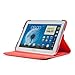 360 Degree Multi Angle Rotating Cover Case for Samsung Galaxy Note 10.1 inch Tablet N8000/N8013/SCH-i925 By Sheath™ (Red)
