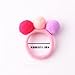 LOVEF 6 Pcs furball pompom Ball Elastic Hair Band gum Ponytail Holder Girls Hair Clip Headband Hair Accessories Gift