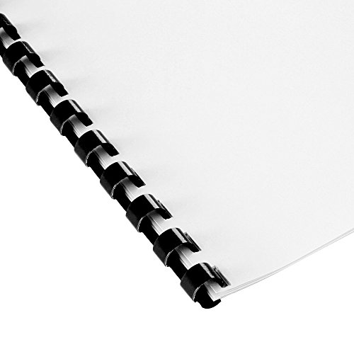 image for MyLifeUNIT Plastic Comb Binding Spines, 20 Sheets 5/16” Diameter Bin