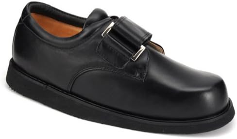 Apis Mt. Emey 502-C Men's Therapeutic Triple Depth Charcot Shoe: Black 17 XX-Wide (6E) Velcro