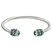 Falari Crystal Cable Wire Cuff Bracelet Gift Box Included
