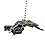 Hot Wheels 2016 The Bat - Batman BLACK FAN PULL chain pull