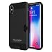 iPhone X Wallet Case Apple 2017 series, Slim Credit Card Id Slot Cover Premium Shock Proof Protection Hybrid Dual Layer TPU PC Anti Slip Grip, 4 Colors Black, Rose, Gold and Silver By ProTec Armor