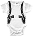 CHUBS Double O7, Water Gun Baby Bodysuit, Funny Infant One-Piece (6-9M)