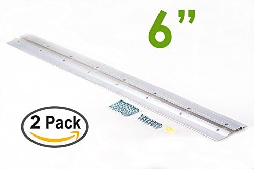 Hangman 6" Heavy-Duty Mirror and Picture Hanger with Walldog Anchorless Screws - Aluminum (HM-6D) | Pack of 2 Hangers
