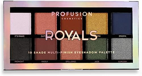 Profusion Cosmetics - 10 Shade Eyeshadow Palette Collection, Royals