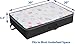Simple Houseware 2 Pack Under Bed Storage Bin, Black