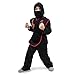 Sneaky Ninja Children's Halloween Dress Up Theme Party Roleplay & Cosplay Costume, Unisex (S, M, L, XL) by Boo! Inc. (Youth Small (3-4))