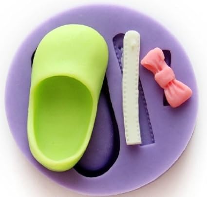 Longzang Chaussure De Bebe Art Deco Moule En Silicone Sucre Craft Diy En Gateau Decoration Argile Amazon Fr Cuisine Maison