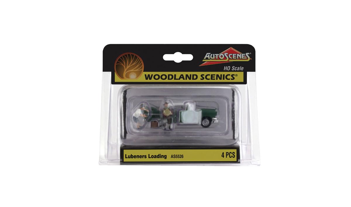 Woodland Scenics AS5526 Car Shopping Inviting Luggage Track HO H0 1:87 Lubeners Loading