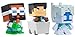 Mattel Minecraft Biome Settlers Series Mini Figure Tundra 3-Pack