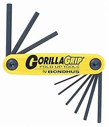 Bondhus 12591 GorillaGrip Set of 9 Hex Fold-up