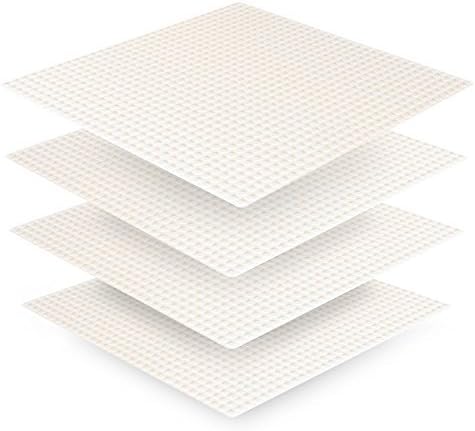 4 Pieces 32 32 Dots Off-White 1010" Brick Building Base plate Lego Compatible Baseplates KIDSFUN