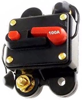 Scosche 100 AMP 12 Volt Circuit Breaker Fuse Holder Car Audio Stereo Reset