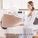 Genteele Memory Foam Bath Mat Non Slip Absorbent Super Cozy Velvet Bathroom Rug Carpet (17 inches X 24 inches, Beige