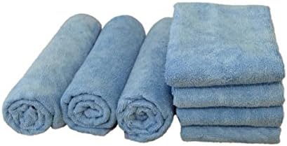 FREE Shipping 6 dozens(72pcs) Microfiber Cleaning Towels 18" x 18" -Blue