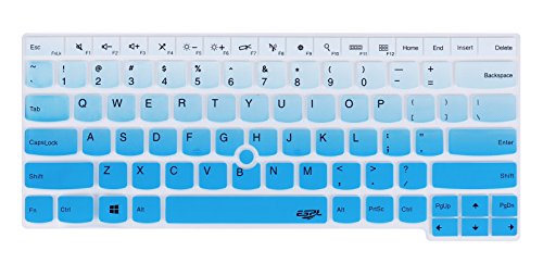 Leze - Ultra Thin Soft Keyboard Skin Cover for Lenovo Thinkpad E430 E430C E435 E335 E450C E460 E465 S430 L330 L450 T430U T430 T430i T430S T450S T530 S3 Semi - Gradual Blue