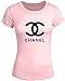 Chanel Logo For 2016 Womens Printed Short Sleeve tops t shirts