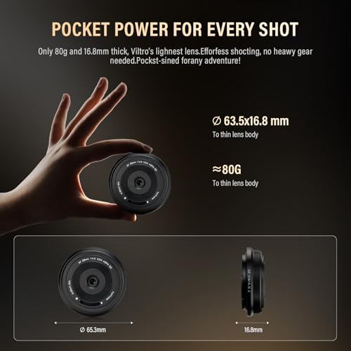 VILTROX 28mm F4.5 Full-Frame STM Autofocus Lenses for Nikon Z Mount Camera Lenses Compatible Lenses for Nikon Z9 Z8 Z7 Z6 Z5 Z50 Z30 ZFC