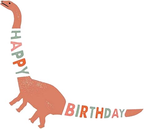 Amazon Co Jp 誕生日パーティー 飾り バナー ハッピーバースデー 可愛い 動物 3タイプ選べ 恐竜2 おもちゃ