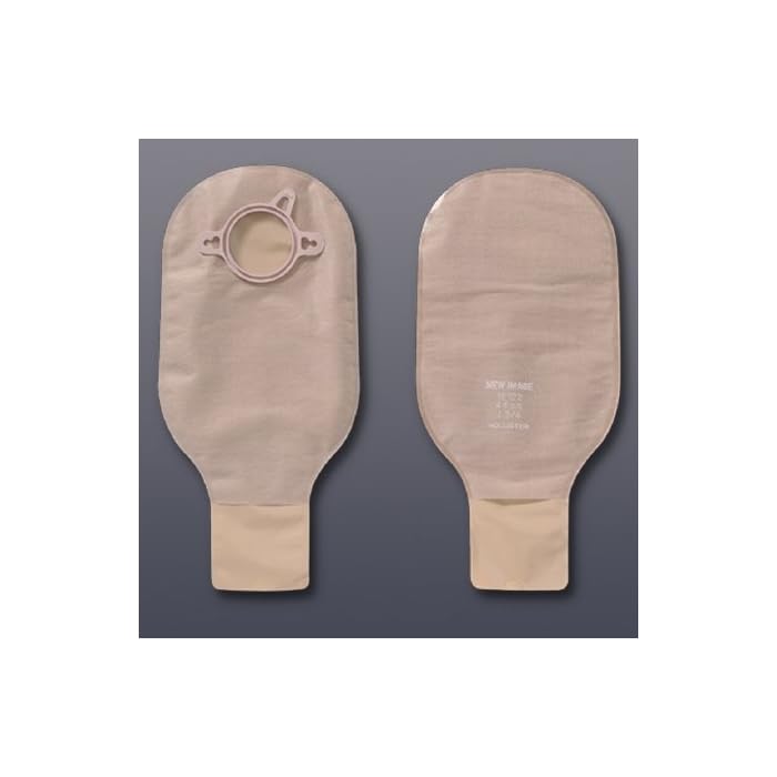 HOLLISTER Pouch Ostomy Drain Two-Piece 23/4 Flange (#18134, Sold Per Box) by New Image