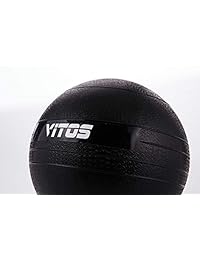 Vitos Fitness Exercise Slam Medicine Ball 10 to 70 Pounds   Durable Weighted Gym Accessory Strength Conditioning Cross Training Core Squats Lunges Spike Ball Rubber Weight Workout