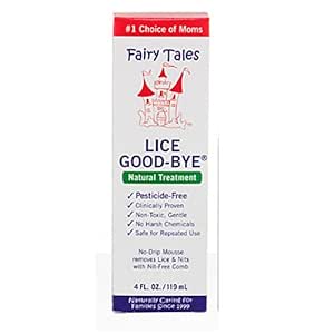 Fairy Tales Lice Good-bye Nit Removal System with Comb 4 Fl Oz