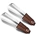 Shoe Horn - Stainless Steel Shoe Horn with Leather Strap - Travel Shoehorn - Classic Gentleman's Accessory GAINWELL (2 Pack)