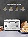 4-Slice Toaster, Willsence Stainless Steel Toaster 4 Slice Extra Wide Slots Bagel Toaster with 9 Bread Shade Settings, Bagel/Defrost/Cancel/Reheat Function, Removable Crumb Tray, 1800W, Silver