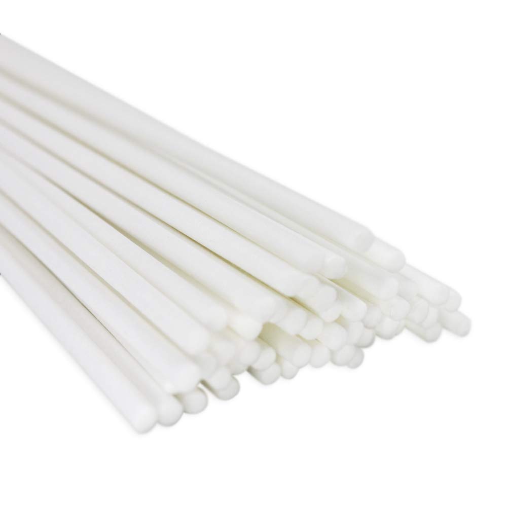 Frandy House Reed Diffuser Sticks Fiber Sticks for Replacement Diffuser Reeds 30pcs, 12 x0.12 inches (White)