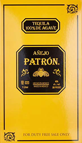 Patrón Patrón Tequila Añejo 40%, Volume 1 l in Geschenkbox – Bild 5