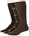 GOLDTOE Men's Argyle Dress Socks, Multipairs, Brown Diamond (3-Pairs), Large