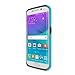 Incipio Dualpro Hard Shell Case with Silicone Core for Samsung Galaxy S6 Edge - Retail Packaging - Neon Blue/Charcoal