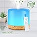 200ml USB Remote Control Essential Oil Diffuser Aromatherapy Cool Mist Humidifier Waterless Auto Shut-Off BPA-Free
