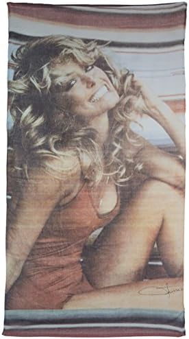 Official Farrah Fawcett Vintage-style Iconic Poster Image Edge-to-edge Print 100% Cotton Beach Towel