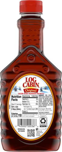 LOG CABIN ORIGINAL PANCAKE SYRUP, 12 FL OZ