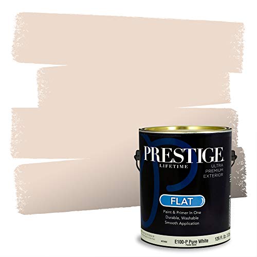 PRESTIGE Paints Exterior Paint and Primer In One, 1-Gallon, Flat, Comparable Ma…
