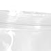 Halulu Resealable Poly Bags Reclosable Plastic Bags Zip Bags, Clear, 2 Mil, Pack of 100 (8