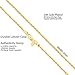 Lifetime Jewelry Gold Necklaces for Women & Men [ 2mm Rope Chain ] with Up to 20X More 24k Plating Than Other Necklace Chain - Durable Gold Necklace with Free Lifetime Replacement Guarantee 16