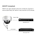 Hykamic Outdoor 4 Megapixels PoE Dome IP Security Camera-  IP66 Weatherproof, 2K HD (2.8mm Lens)