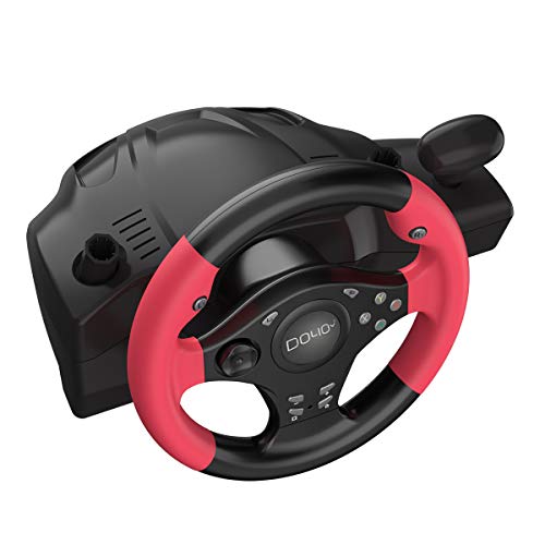 DOYO 270 Degree Motor Vibration Driving Gaming Racing Wheel with