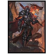 100 Dragon Knight Card Sleeves - Matte TCG Protectors For MTG & Pokemon