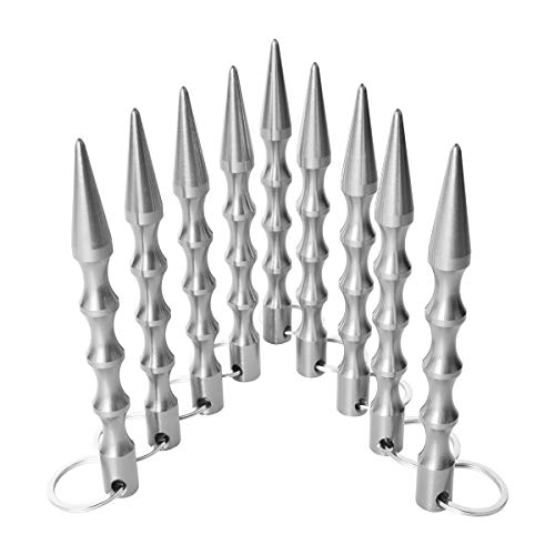 EIOUMAX Self Defense KeyChain, AntiWolf Defense Keychain Aluminum