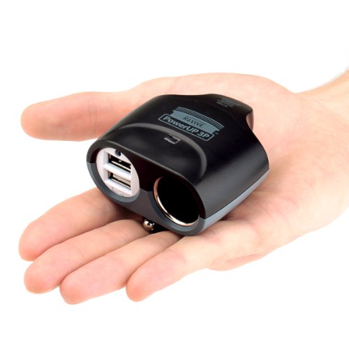 Revive Universal 3 Port Car Charger & Adapter (Refurbished) with Dual USB Ports, DC Splitter & Adjustable Design Compatible with Samsung, Apple & LG Smartphones, Tablets, Dash Cams & More