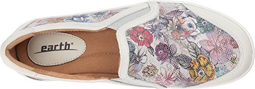 Earth Women's Currant Floral Multi Printed Suede 10 B US B (M)