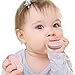 Baby Teething Toys BPA Free Silicone Teether Chew Egg with Pacifier Clip Cute and Effective Pain Relief Pink Cookie for Stylish Girl